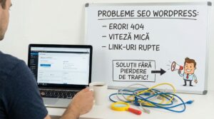Probleme frecvente în optimizare SEO WordPress și cum le rezolvi fără să pierzi trafic